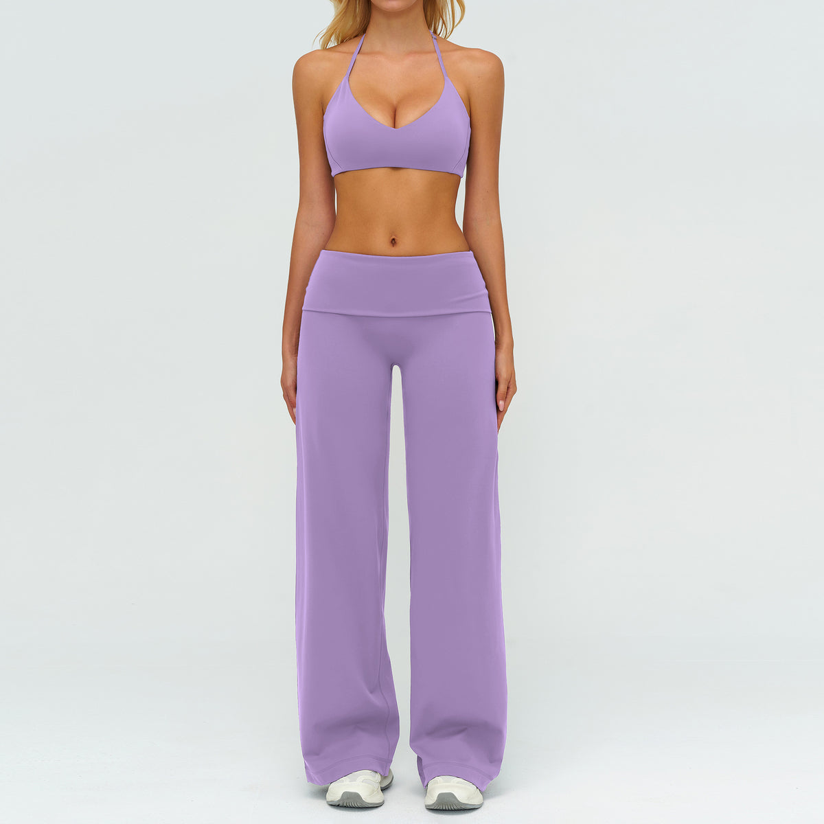Seamless Sports Bra & High-Waist Leggings Set | Yoga & Gym Activewear