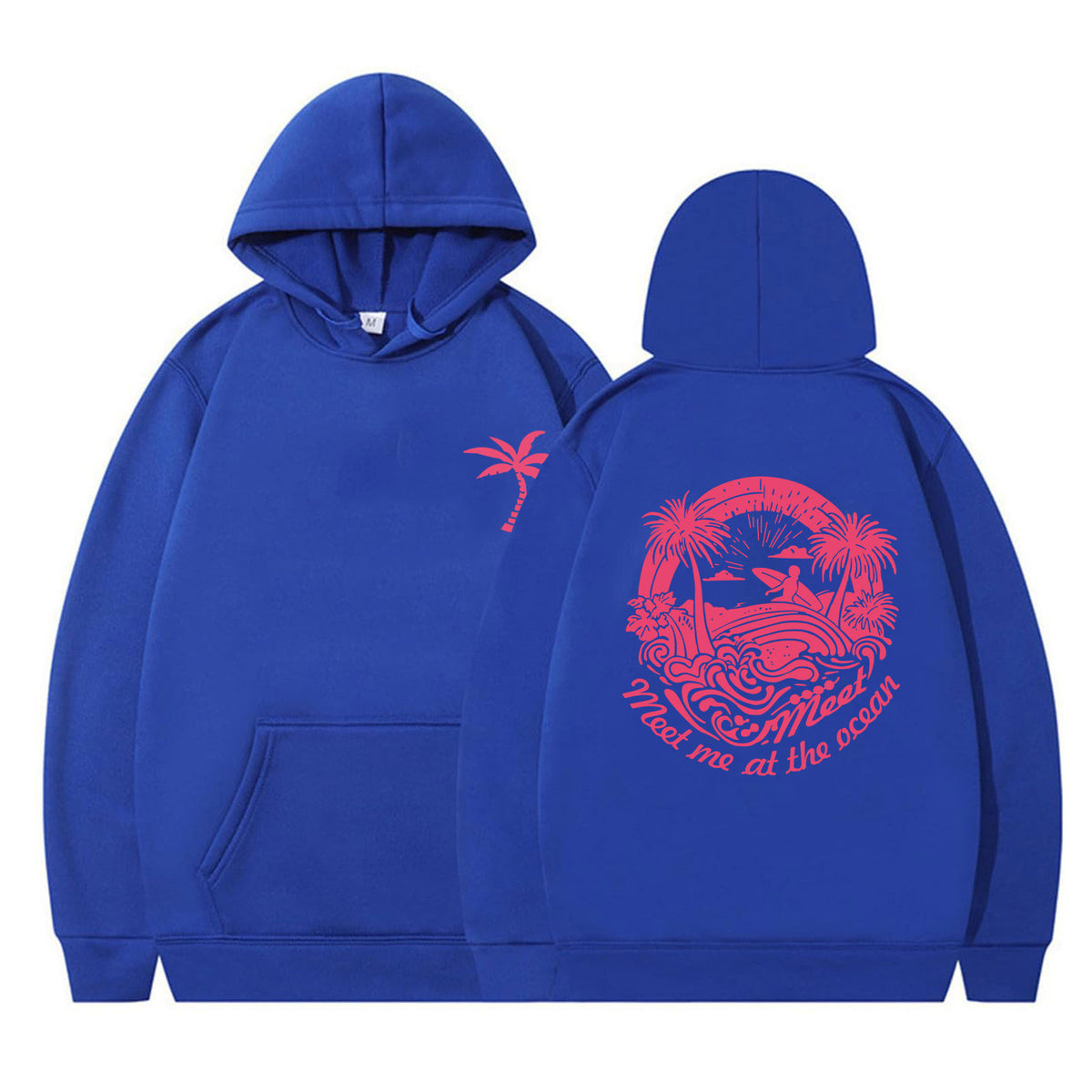 Women's Printed Hoodie | Loose Fit Casual Pullover Sweatshirt