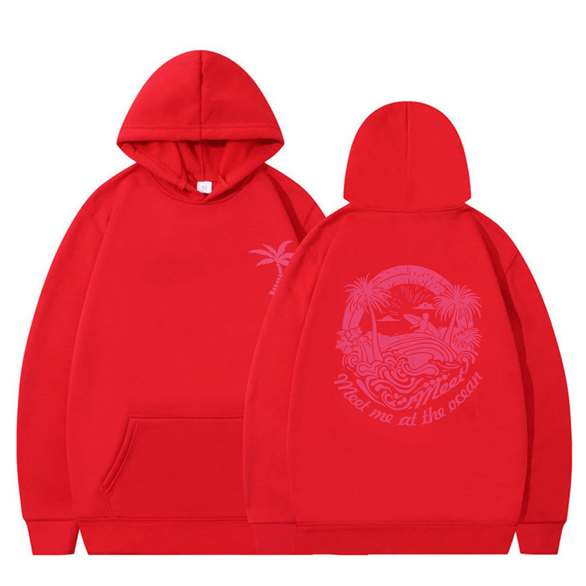 Women's Printed Hoodie | Loose Fit Casual Pullover Sweatshirt