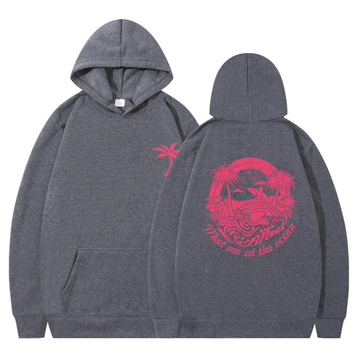 Women's Printed Hoodie | Loose Fit Casual Pullover Sweatshirt
