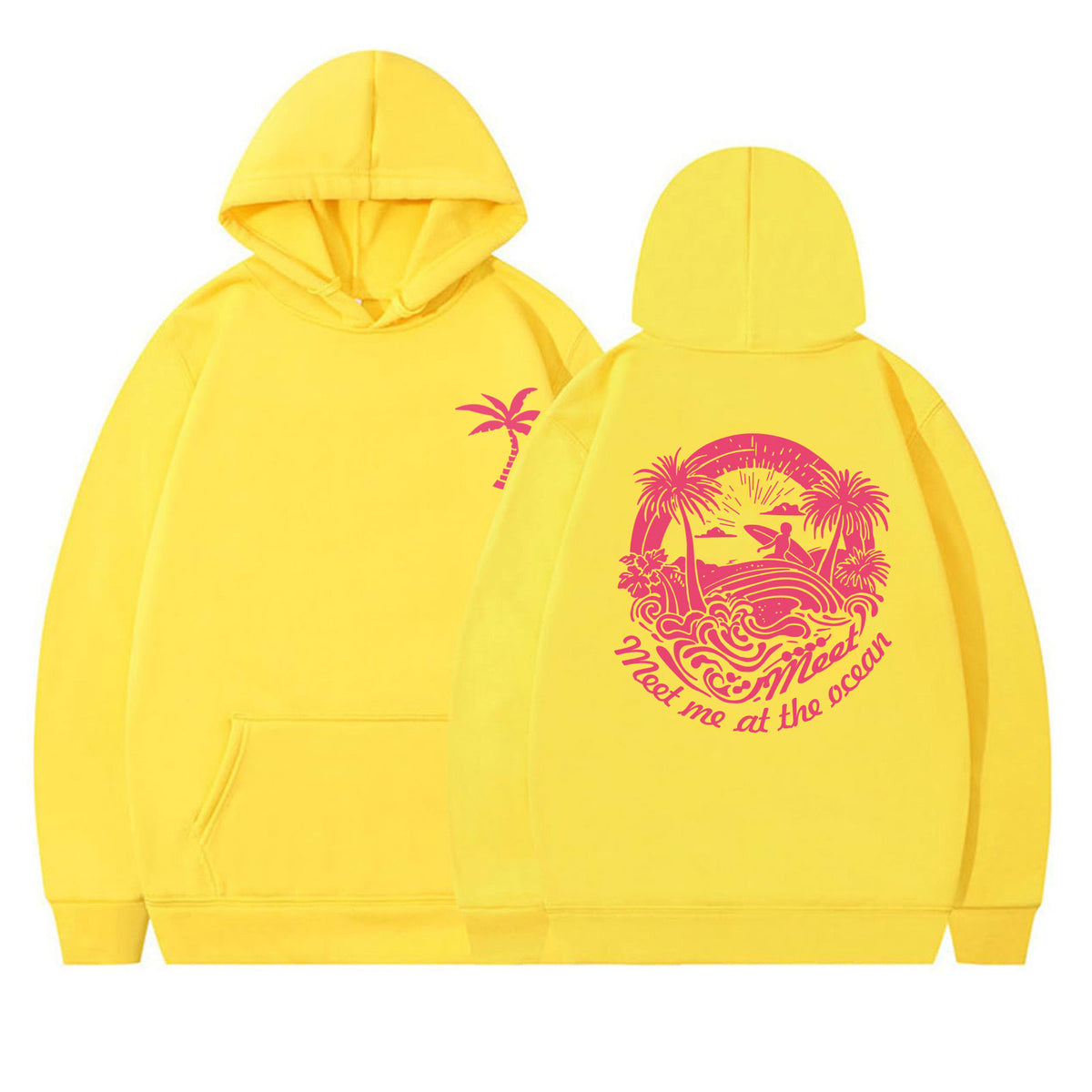 Women's Printed Hoodie | Loose Fit Casual Pullover Sweatshirt