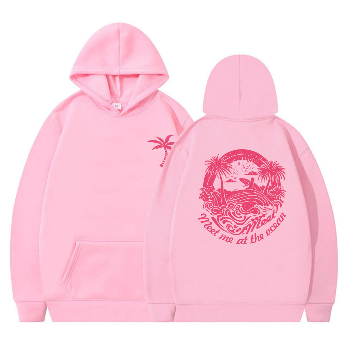 Women's Printed Hoodie | Loose Fit Casual Pullover Sweatshirt