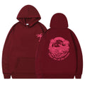 Women's Printed Hoodie | Loose Fit Casual Pullover Sweatshirt