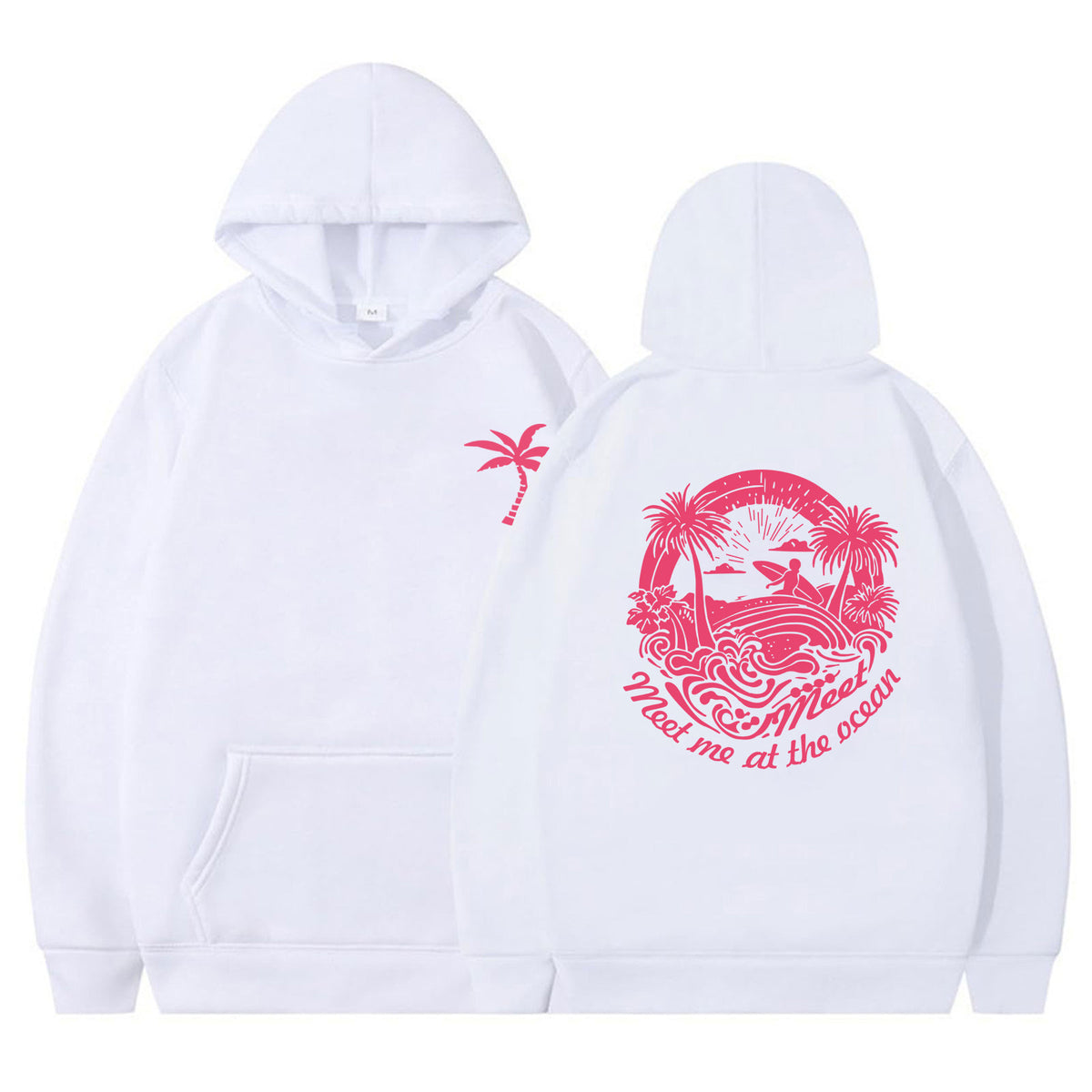 Women's Printed Hoodie | Loose Fit Casual Pullover Sweatshirt