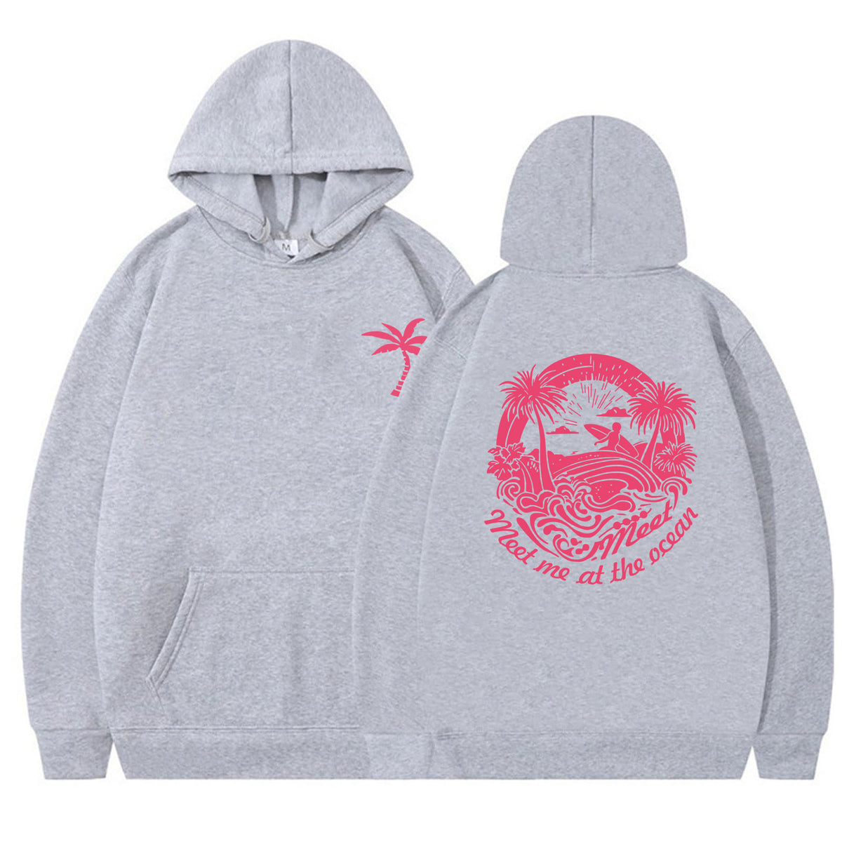 Women's Printed Hoodie | Loose Fit Casual Pullover Sweatshirt