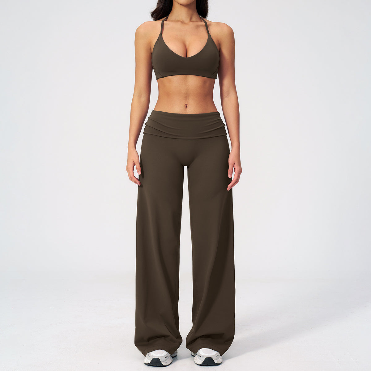 Seamless Sports Bra & High-Waist Leggings Set | Yoga & Gym Activewear